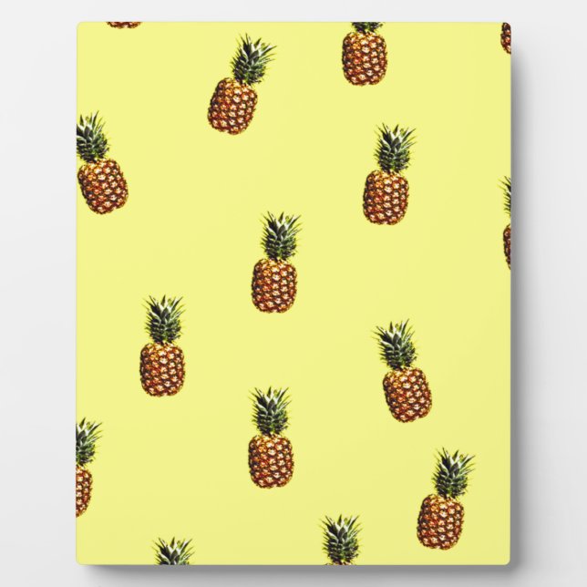 Plaque Photo motif ananas (Devant)