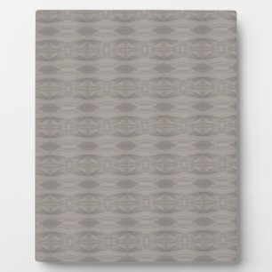Plaque Photo Motif Aztec Gris