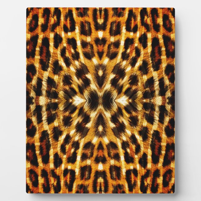 Plaque Photo Motif de fourrure Leopard (Devant)
