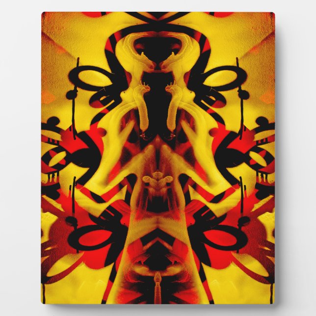 Plaque Photo Motif de graffitis colorés (Devant)