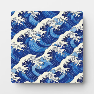 Plaque Photo Motif de grande vague japonaise Océan