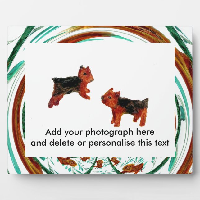 Plaque Photo Motif de la faune (Devant)