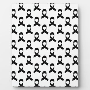 Plaque Photo Motif de ruban noir