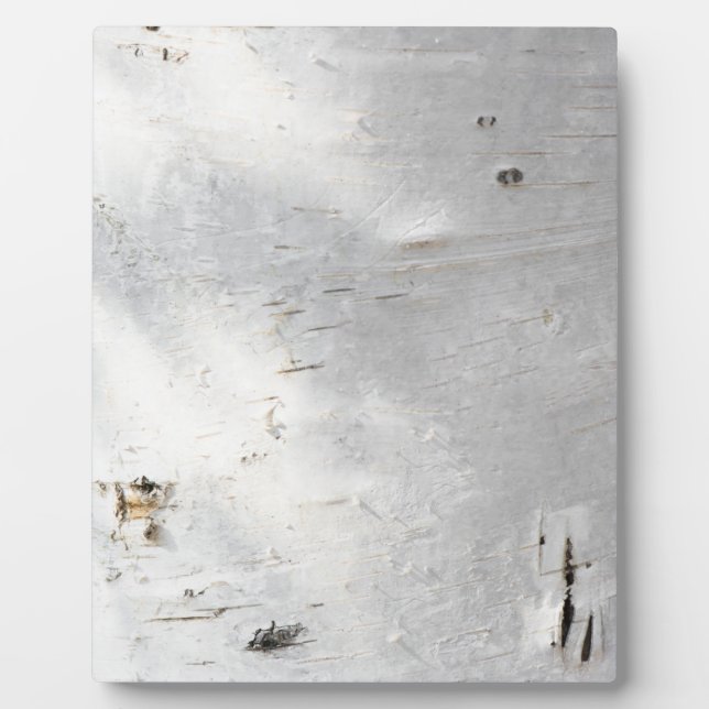 Plaque Photo Motif d'écorce de bouleau (Devant)