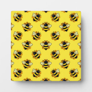 Plaque Photo Motif d'été de jolie abeille