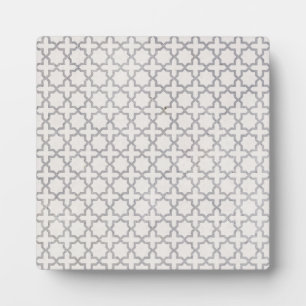 Plaque Photo Motif géométrique islamique beige