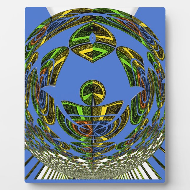 Plaque Photo Motif moderne vintage (Devant)