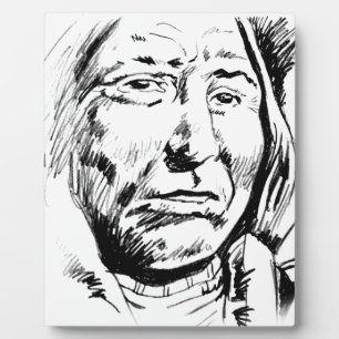Plaque Photo Motivation du croquis en chef indien