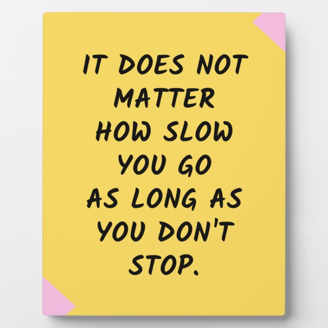 Plaque Photo Motivation du succès / Citation inspirante (Devant)