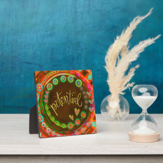 Plaque Photo Motivation Potentiel Joli Inspiritisme Easel