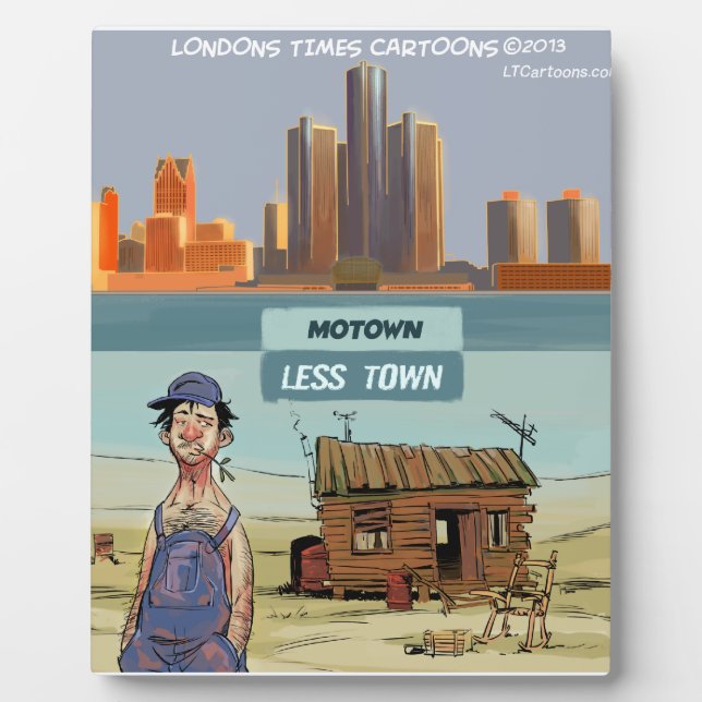 Plaque Photo Motown LessTown Funny (Devant)