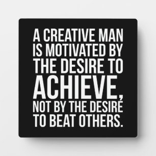 Plaque Photo Mots Inspirationnels - Désir D'Atteindre