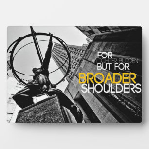 Plaque Photo Mots Motivationnels - Ne Demandez Pas De Fardeau P