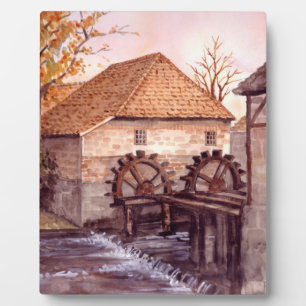 Plaque Photo Moulin d'eau Oostendorper Molen par Farida Greenfi