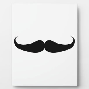 Plaque Photo Moustache
