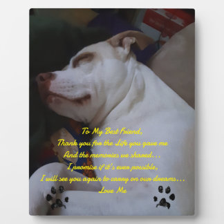 Plaque Photo My Best Friend