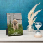 Plaque Photo My Dog Photo<br><div class="desc">Your favorite pet's photo,  their name and details on a tabletop photo plaque are fun to display in your home or to give as a gift.</div>