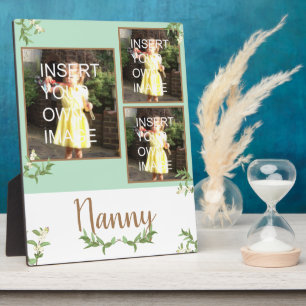 Plaque Photo Nanny personnalisé multi photo