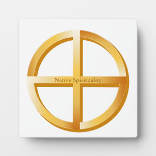 Plaque Photo Native Spirituality Symbol