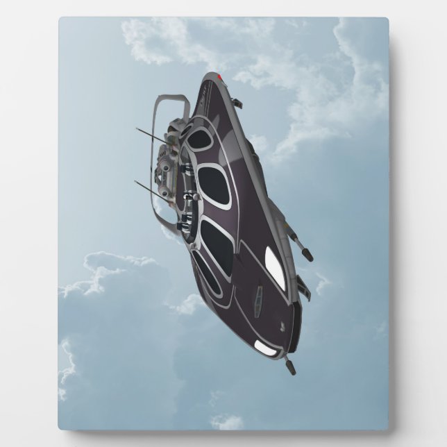 Plaque Photo Navire spatial (Devant)