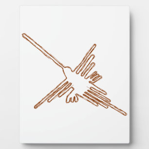 Plaque Photo Nazca Lines Croquis de colibris