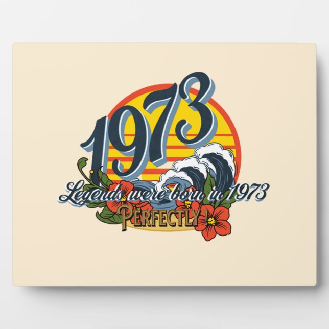 Plaque Photo Né en 1973 (Devant)