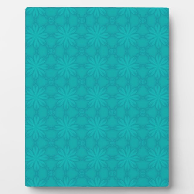 Plaque Photo Neige de Noël Turquoise (Devant)