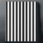 Plaque Photo Neige ébène<br><div class="desc">Ebony Snow est un design simple de rayures noir et blanc qui convient à toutes les occasions et objets. Cette image est disponible sur une variété d'autres produits,  il suffit de cliquer sur le lien sous la photo près de "About this Design".</div>