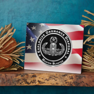Plaque Photo Neutralisation d'objets explosifs (EOD)