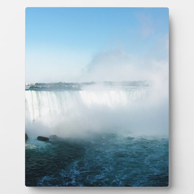 Plaque Photo Niagara Falls. (Devant)