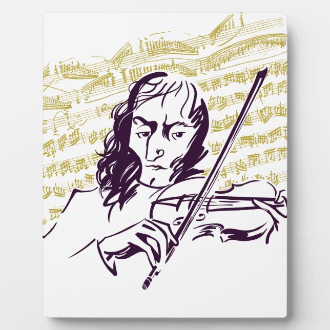Plaque Photo Niccolo_Paganini (Devant)
