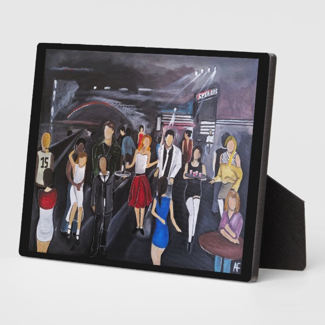 Plaque Photo No Control Painting by Alfred Fox (Côté)