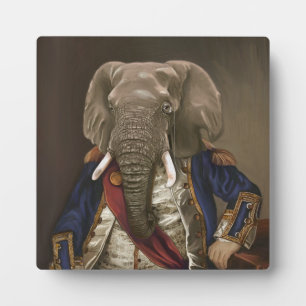 Plaque Photo Noble bêtes - Dandy Elephant