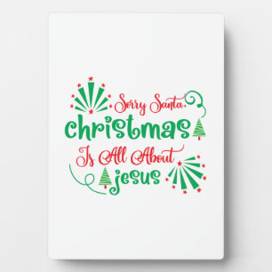 Plaque Photo Noël cadeau Noël est tout