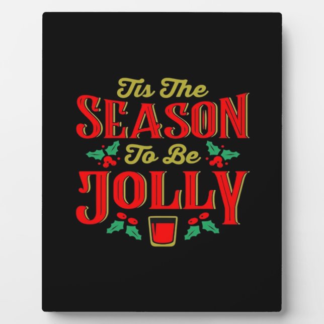 Plaque Photo Noël est la saison  (Devant)