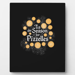 Plaque Photo Noël Italien C'Est La Saison Des Pizzelles