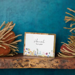 Plaque Photo Nom personnalisé Signification biblique Fleurs sau<br><div class="desc">Nom Plaque biblique. Fleur sauvage & bois.</div>