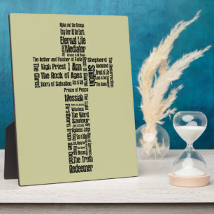 Plaque Photo Noms de Jésus Croix