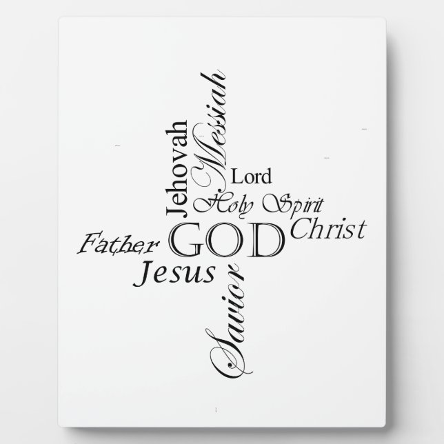 Plaque Photo Noms de trinité (Devant)