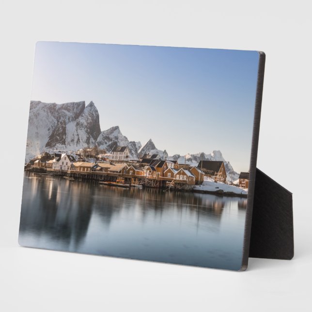 Plaque Photo Norvège Lofoten (Côté)