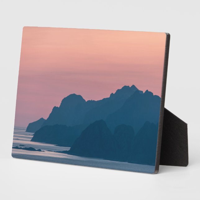 Plaque Photo Norvège Lofoten (Côté)