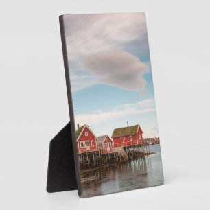 Plaque Photo Norvège Lofoten Village de pêche