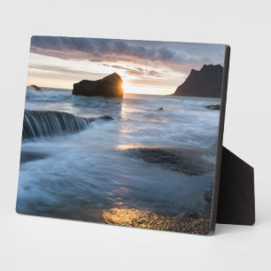 Plaque Photo Norvège Soleil de minuit