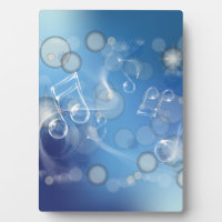 Notes musicales en verre d'Imaginaire