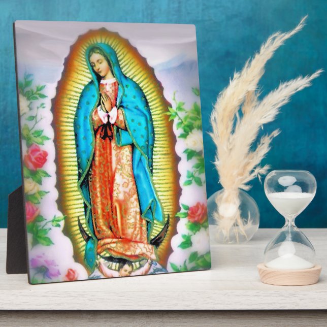 Plaque Photo Notre-Dame de Guadalupe (Côté)
