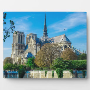 Plaque Photo Notre Dame de Paris en France