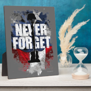 Plaque Photo N'oubliez jamais (Memorial Day)