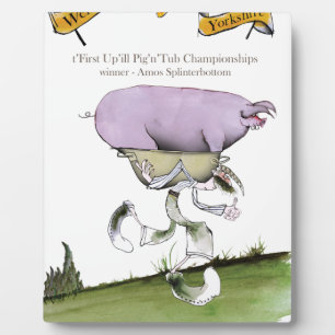 Plaque Photo nous aimons yorkshire up'ill pig race