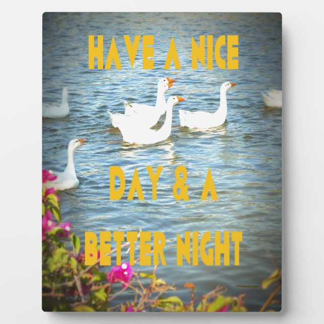 Plaque Photo Nous laissons toujours nos clients heureux et sati (Devant)