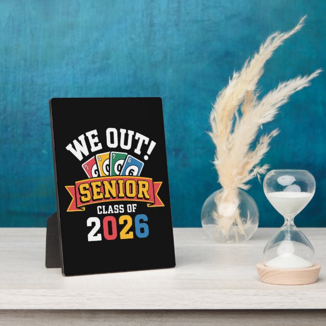 Plaque Photo Nous sortons de Terminale 2026 (Côté)
